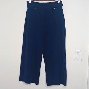 Michael Kors Women's Wide Leg Casual Cropped Pants - 8
